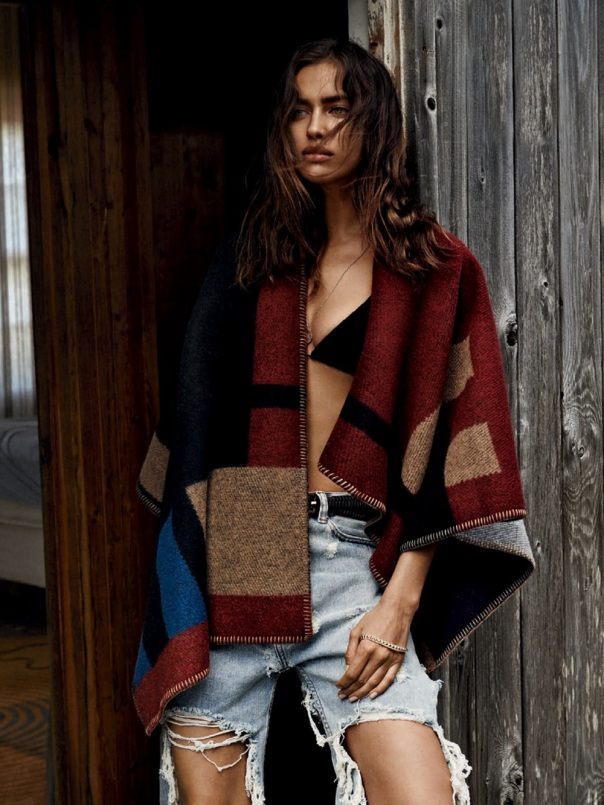 Moda de toamnă Poncho-uri Jeans Cutouts Tendințe Moda pentru femei Moda ponchos blugi decupaje tendințe moda femei 2014
