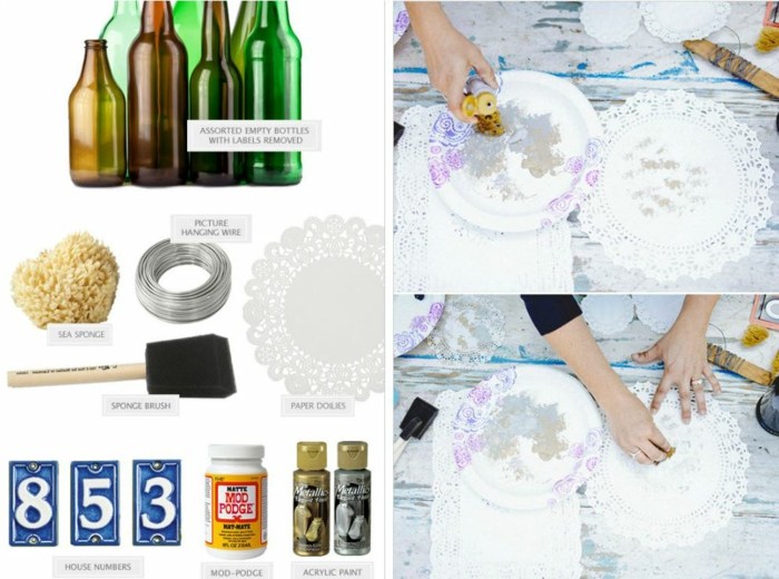 de ce aveți nevoie pentru proiect Idei de petrecere de nunta DIY-nunta-proiect-din-sticle-de-vin-decorate-festiv