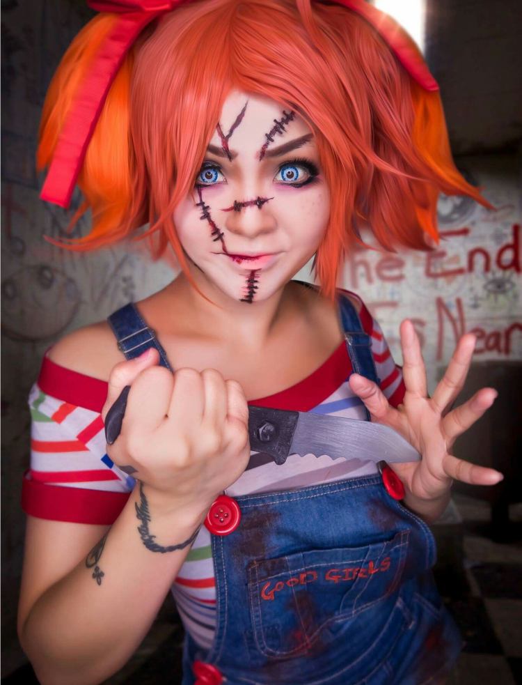 costum de groază femei film halooween chucky do it yourself