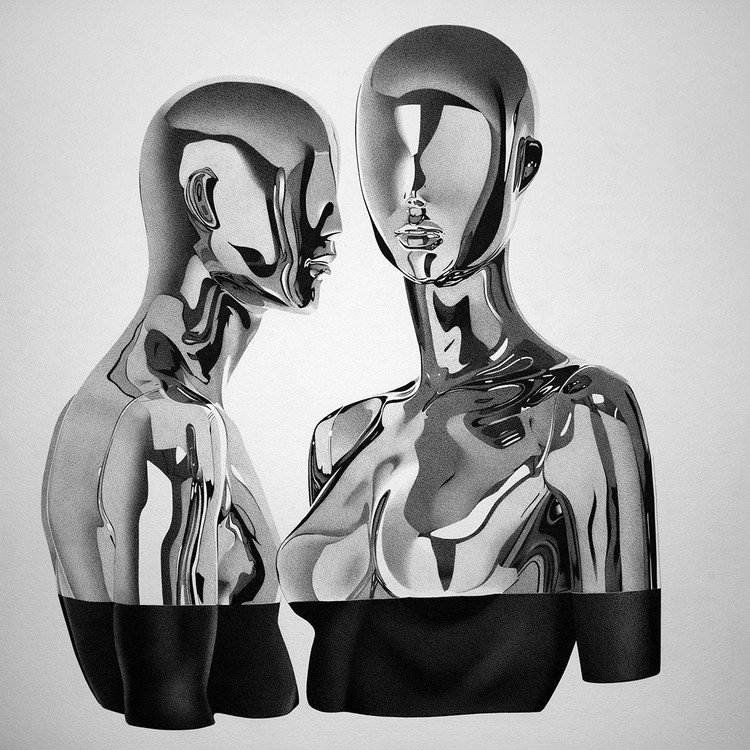 manechine care desenează opere de artă realiste