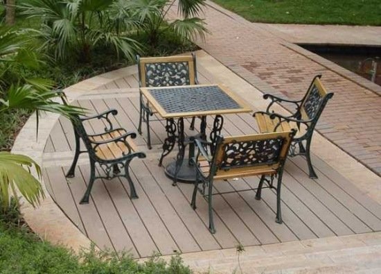 Idei de mobilier de gradina Bankirai Mobilier de gradina Bankirai terasa lemn metal idei