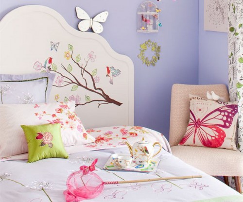 idei fluturi decorare model pepinieră idei pentru fluturi care decorează modelul camerei copiilor