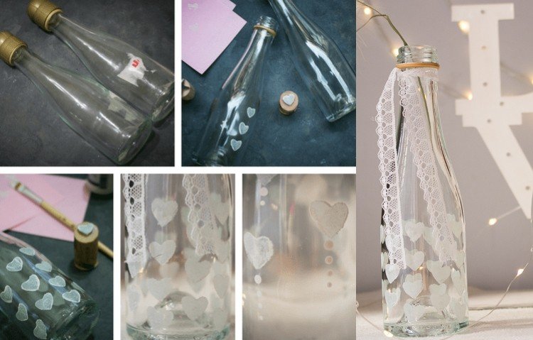 Vopsea sticle în instrucțiuni stil boho