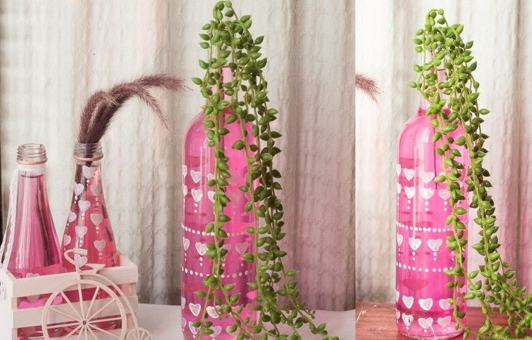 Sticlele vopsesc inimile și modelele boho