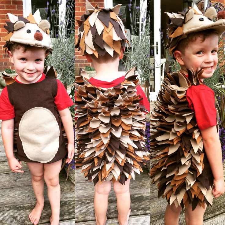 Costum de arici copil triunghiuri FIlz