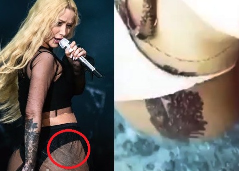 イギー-ツツジ-花-お尻-タトゥー