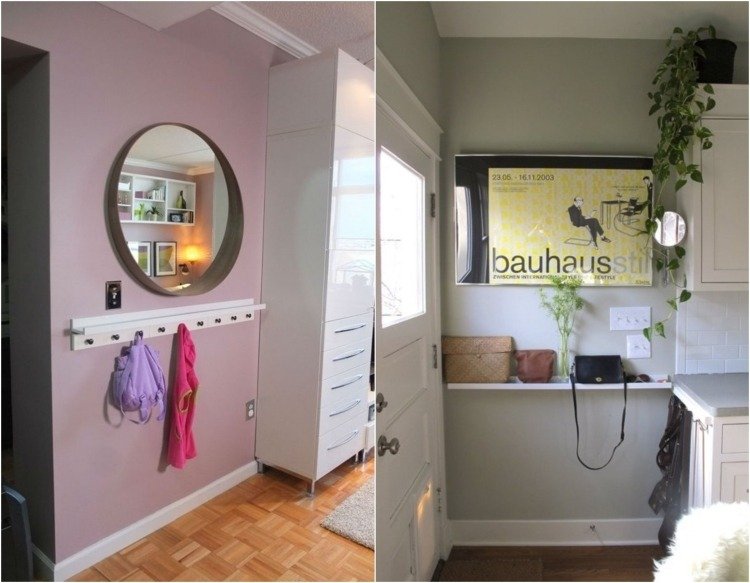 Marginea imaginii ca un raft de perete care economisește spațiu pe hol ikea-picture-strip-ribba-idea-hall-raft-economie-de-spațiu