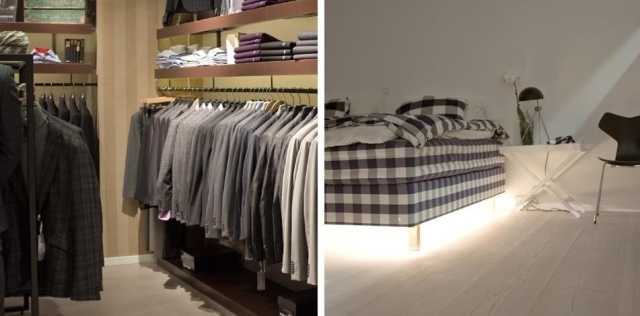 Leds-dressing dressing soluție de iluminat inovatoare-dormitor