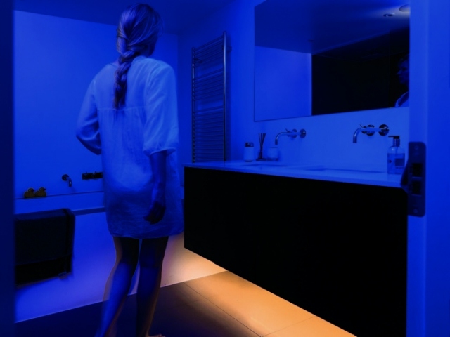 Iluminarea podelei LED Design-e3light strip lights-detector de mișcare inovator