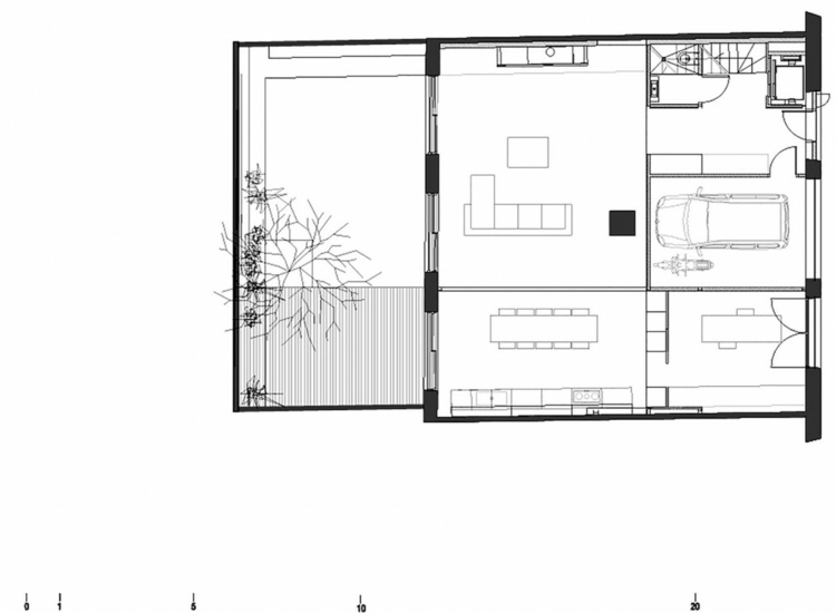 Planul etajului interiorului primului etaj interior accente rustice plan etaj living idee terasa garaj