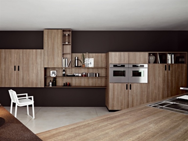 Soluție de bucătărie modernă - fronturi dulap laminat - scaune albe Module-dulap-bucatarie-amenajate-din-bucatarie-laminate-diverse-versiuni