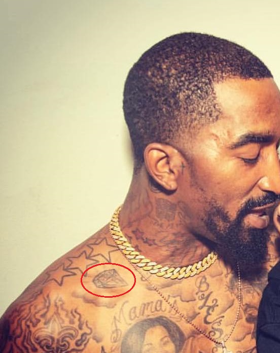 J.R. Smith Diamond Tattoo