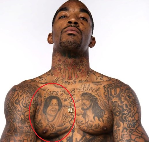 Tatouage de maman J.R. Smith