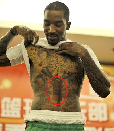 Tatouage Jersey J.R. Smith