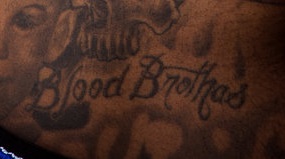 Tatouage J.R. Smith Blood Brothas