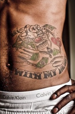 J.R. Smith amoureux de mon tatouage d'esprit