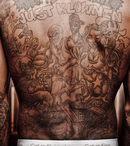 Tatouage JR Smith Just Klownin