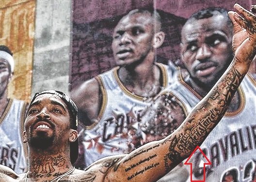 J.R.-Smith Dieu comprend le tatouage