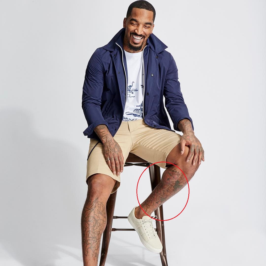 J.R. Smith a quitté la jambe Tattoo.jpg