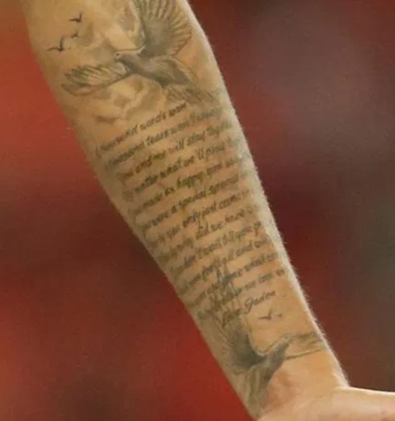Tatouage de prière de Jadon