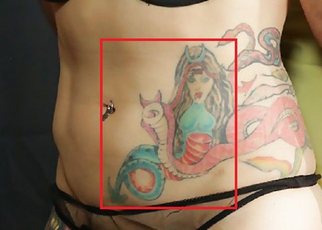 Torso sinistro di Jenevieve hexxx