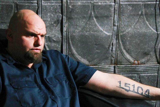 Codice postale di John Fetterman tatuaggio