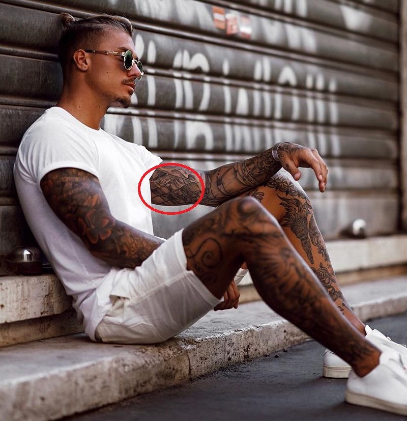 neidentificirana tetovaža Johnny Edlind