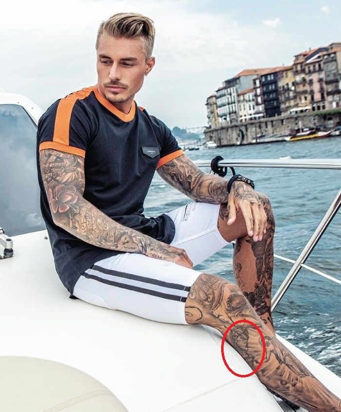 tetovaža angela-Johnny Edlind-moški
