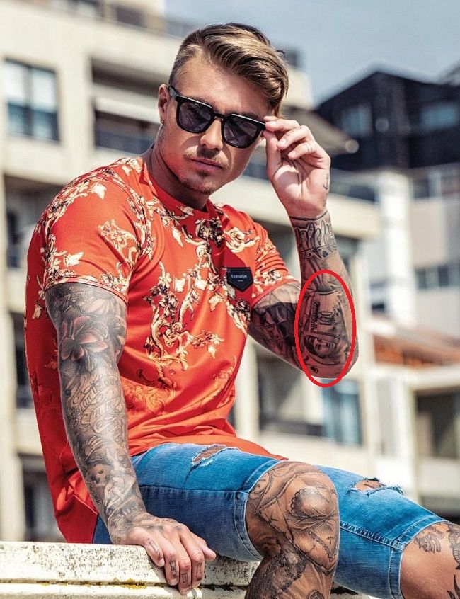 neidentificirana tetovaža Johnny Edlind