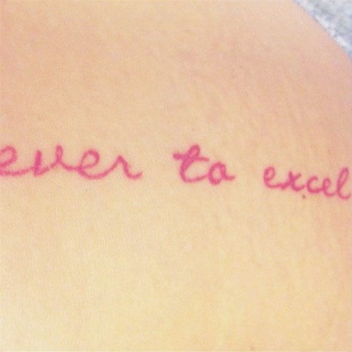 Jojo-Ever-To-Excel-Tattoo