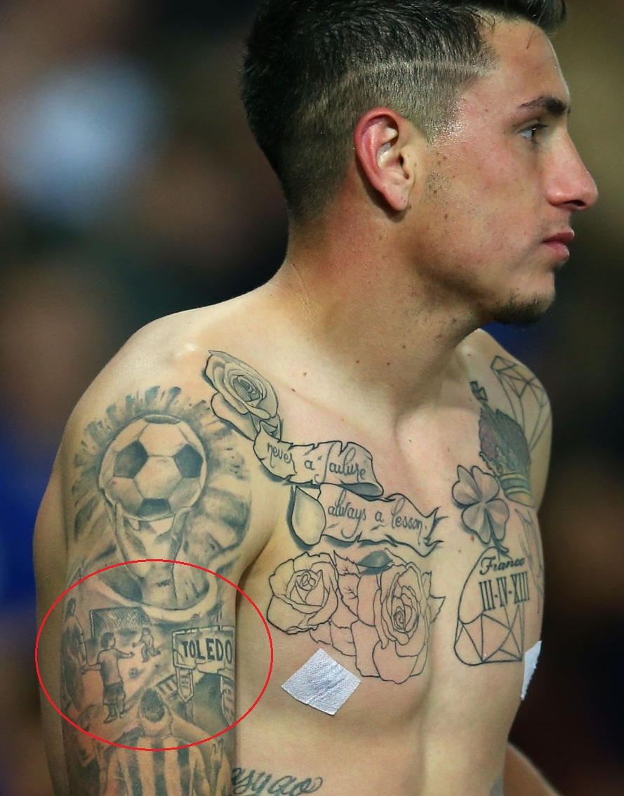 Jose Gimenez Braccio destro Origin Childhood Tattoo