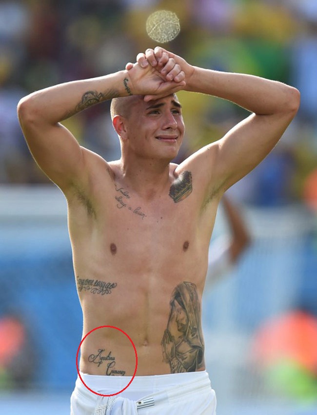 Jose Gimenez Front Name Tatto