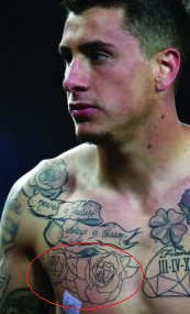 Jose Gimenez Arms Front Rose Tattoo