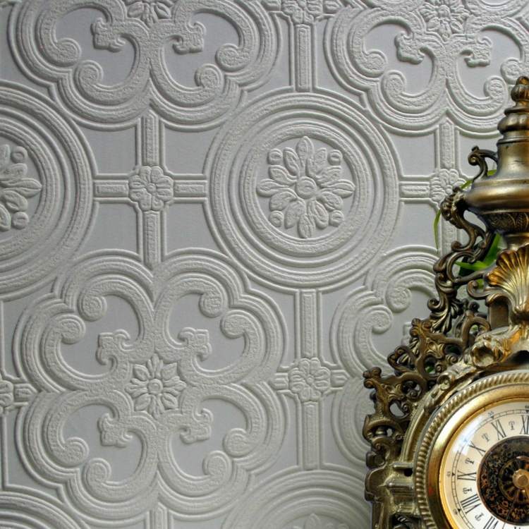 Imaginile de fundal Lincrusta sunt disponibile și în Germania tapet art nouveau-lincrusta-model-drăguț-solid-de-acoperire-de-perete-igienic