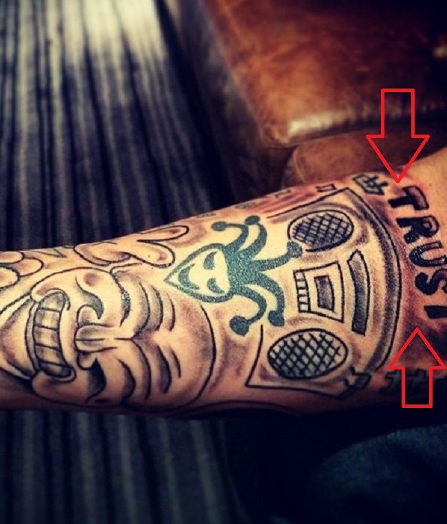 Justin Bieber-TRUST-tatouage