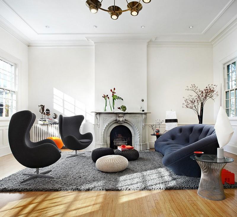 Mobilier camera-semineu-apartament-clasic-mobilier camera-living