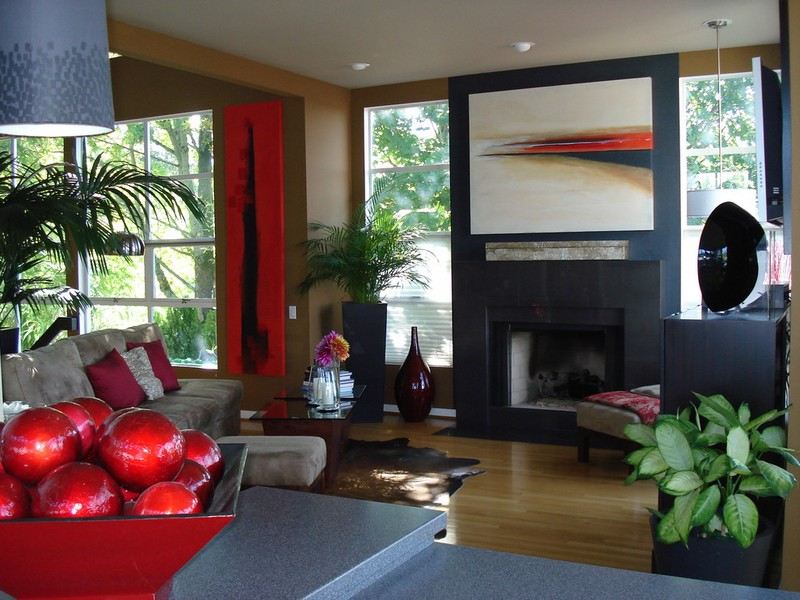 Mobilier pentru cameră pentru șemineu-covor-granit-covor-laminat-covor