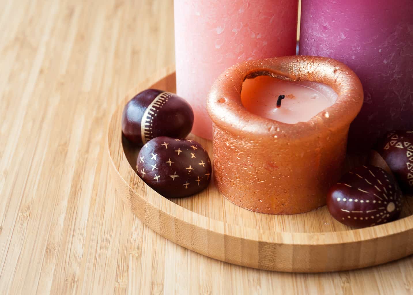 Idei de decorare a mesei cu lumânări Idei de decorare toamnă DIY