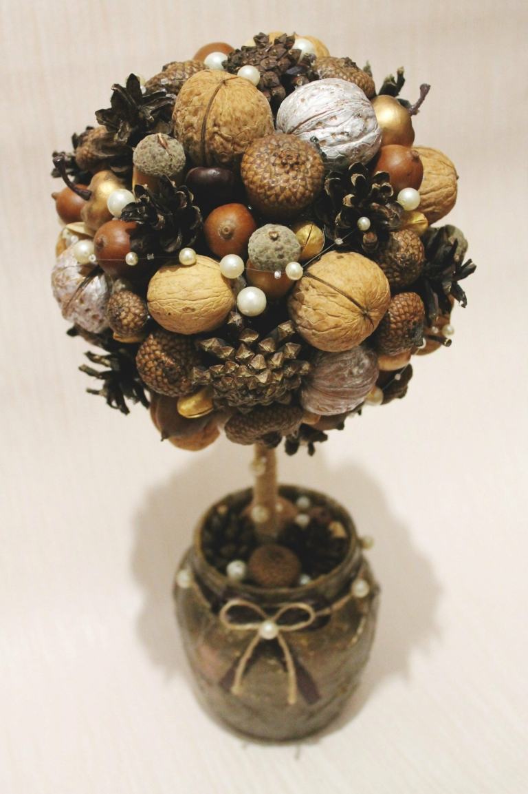 Idei de decorare upcycling cu nuci decor de toamnă DIY