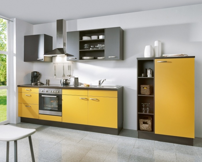 Cumpărați chicinete moderne cu aparate electrice - Curry Yellow și Black Sina chicinetă-modernă-cumpăra-curry galben-umbra neagră-sina-set aparate electrice