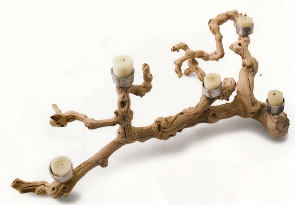 Faceți singur sfeșnice din lemn de viță de vie Faceți-vă propriul dvs. sfeșnice din lemn de viță de vie