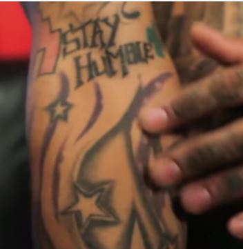 Kid Ink STAY HUMBLE Tattoo