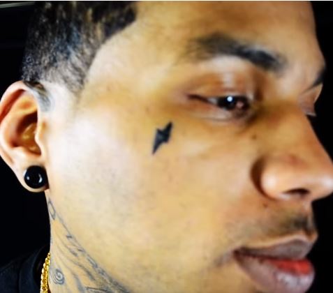 Kid Ink fulmine tatuaggio