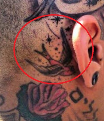 Tatuaggio di colibrì con inchiostro per bambini