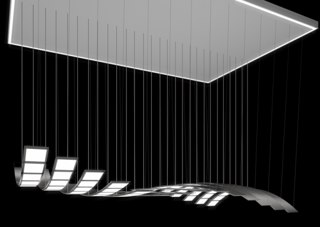 Kinetic OLED designer ușor tehnologie inovatoare manta rhei Kinetic OLED design light design inovator manta rhei