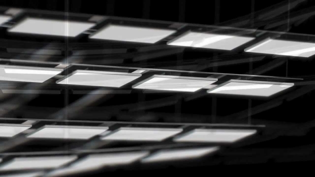 Dispozitive moderne de design kinetic cu 140 oled module corpul de proiectare cinetic constă din 140 de module oled