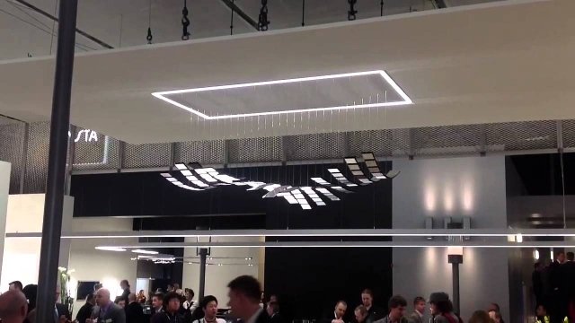 lampă cinetică oled filigrană forma expoziție frankfurt kinetic oled design lamp filigrană expoziție frankfurt