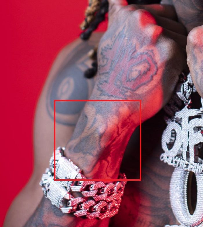 tetovaža zapestja King von