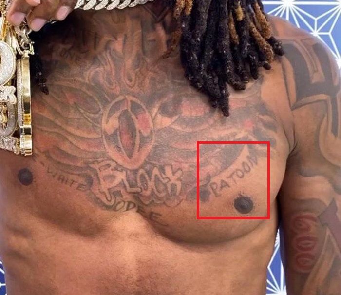 tetovaža King von left pec