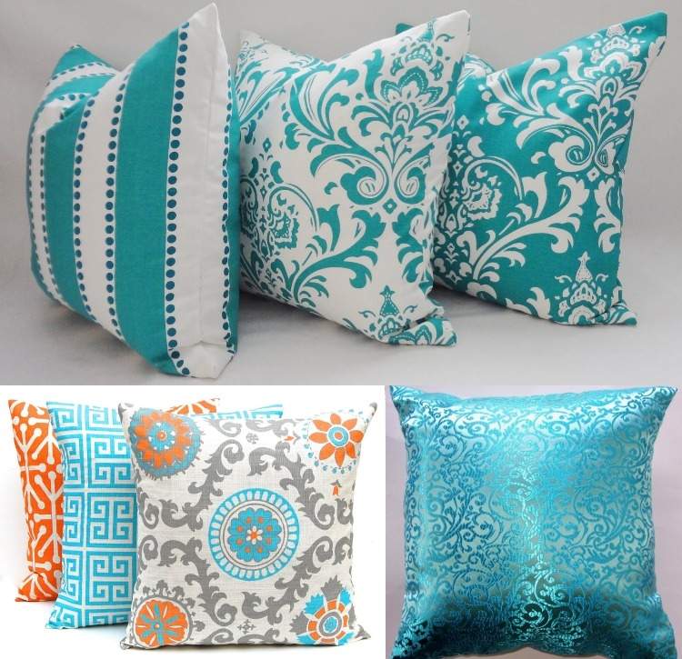 Fete de perna cu ornamente in turcoaz si alb Perne turcoaz -sala-perna-fete-tesaturi-ornamente-figuri din satin